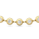 18K Yellow Gold Lab Grown Diamond by the Yard 15 Inch Necklace
