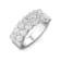 2 Row Shared Prong Lab Grown Diamond Band