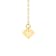 14K Yellow Gold 3 Row Layered Lab Grown Diamond by the Yard 16 Inch
Necklace With 2 Inch Extender