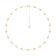 14K Yellow Gold Lab Grown Diamond by the Yard 17 Inch Necklace With 2
Inch Extender