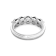 Lab Grown Diamond 5 Stone Shared Prong Band