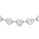 14K White Gold Lab Grown Diamond by the Yard 20 Inch Station Necklace