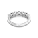 Lab Grown Diamond 5 Stone Shared Prong Band