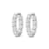 14K Gold Lab Grown Diamond Classic Hoop Earrings 4.20ctw