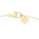 14K Yellow Gold 5 Stone Lab Grown Diamond by the Yard 16 Inch Drop Necklace
