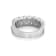 2 Row Shared Prong Lab Grown Diamond Band