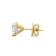 18K Gold Lab Grown Diamond Stud Earrings 1.55ctw