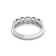 Lab Grown Diamond 5 Stone Shared Prong Band