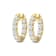 14K Gold Lab Grown Diamond Classic Hoop Earrings 5.20ctw