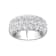 3 Row Lab Grown Diamond Bombay Pavé Band