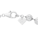 14K White Gold Lab Grown Diamond by the Yard 15 Inch Necklace