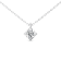 14K White Gold 1.0ct Lab Grown Diamond Solitaire Pendant