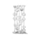 14K White Gold 5 Row Lab Grown Diamond by the Yard Bracelet