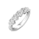 Lab Grown Diamond 5 Stone Shared Prong Band