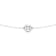 14K White Gold 9 Stone Lab Grown Diamond by the Yard 16 Inch Station
Necklace With 2 Inch Extender