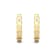 14K Gold Lab Grown Diamond Classic Hoop Earrings 4.20ctw