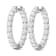 18K Gold Lab Grown Diamond Classic Hoop Earrings 10.85ctw