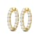 14K Gold Lab Grown Diamond Classic Hoop Earrings 6.75ctw