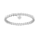 18K White Gold Lab Grown Diamond Tennis Bracelet