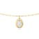 14K Yellow Gold 5 Stone Pear Shape Lab Grown Diamond by the Yard 16 Inch
Drop Necklace