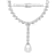 Sterling Silver Freshwater Pearl and Swarovski Cubic Zirconia Necklace