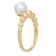 10K Yellow Gold Fresh Water Pearl Beaded Ring