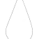 Chimento 18K Bamboo Classic Necklace in white gold