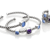 Chimento 18k Bracelet Stretch Gems in white gold with topaz