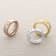 18kt Brio ring in white gold with .044ct of diamonds