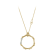Chimento 18K Bamboo Regular necklace in yellow gold with diamonds
