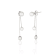 18K Armillas Acqua Pearl earrings in white gold with Freshwater pearls