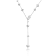 18kt Armillas Pyramis necklace in white gold with 0.01ct diamond accent