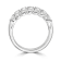 14KT White Gold 1/2 CTTW 7-Stone Round Brilliant Cut Diamond Band