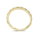 14KT Yellow Gold 1/3 CTTW Yellow & White Diamond Band