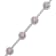 14KT  Two Tone, Rose and White Gold 2 CTTW Pink & White Diamond Bracelet