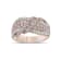 14K 1 CTTW RG Pink & White Diamond Ribbon Ring