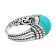 Artisan Balinese Sterling Silver Turquoise Gemstone Ring