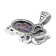 Artisan Balinese Sterling Silver Abalone Elephant Pendant