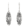 Artisan Balinese Sterling Silver Filigree Earrings