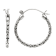 Artisan Balinese Byzantine Sterling Silver Hoop Earrings