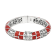 Artisan Balinese Sterling Silver Coral Bangle
