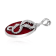 Balinese Artisan 925 Dragon Sterling Silver Pendant with Red Coral