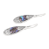 Artisan Balinese Sterling Silver Drop Abalone Earrings