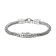 Artisan Balinese Sterling Silver Double Dragon Bracelet