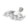 Artisan Balinese Sterling Silver Elephant Pendant