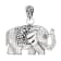 Artisan Balinese Sterling Silver Elephant Pendant