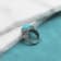 Artisan Balinese Sterling Silver Turquoise Gemstone Ring