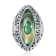 Balinese Artisan 925 Sterling Silver Ring with Abalone Shell