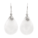 Mother-of-Pearl, Sleeping Beauty Turquoise, Artisan Balinese Sterling
Silver Earrings