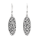 Artisan Balinese Sterling Silver Filigree Earrings